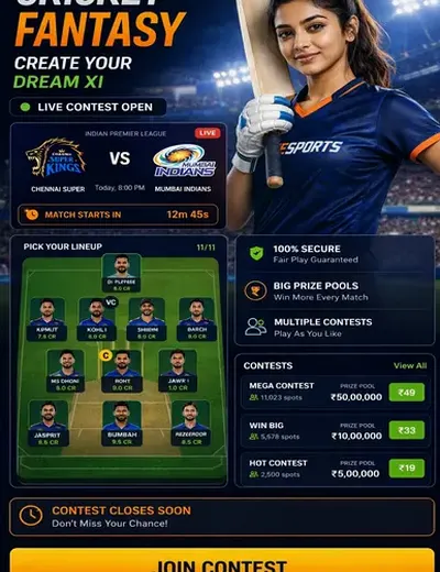92clubgame (92 club game) fantasy cricket & matchday visual 3